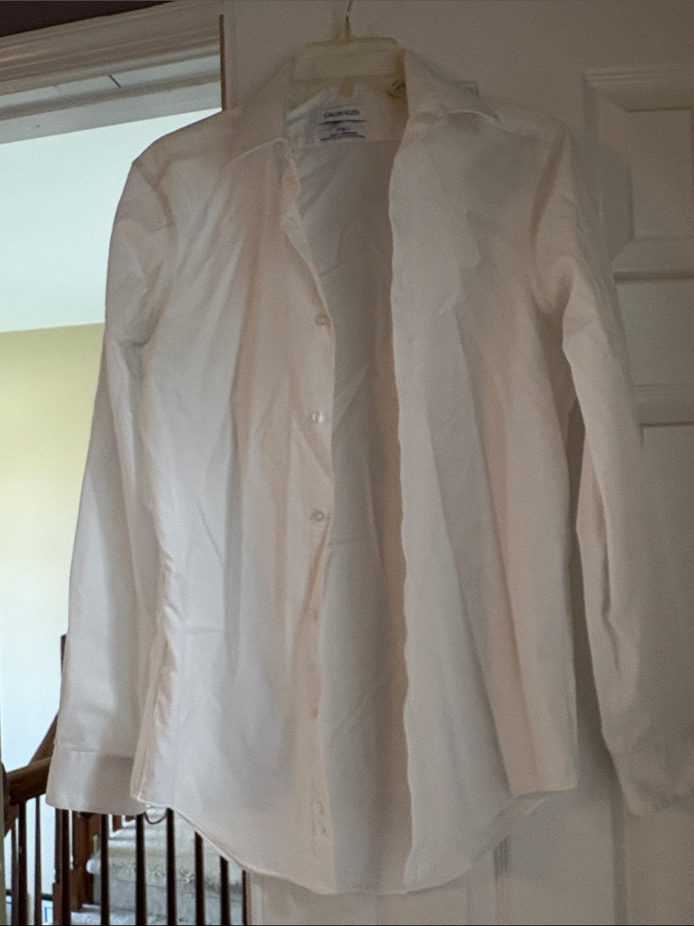 Calvin Klein White Men's Dress Shirt